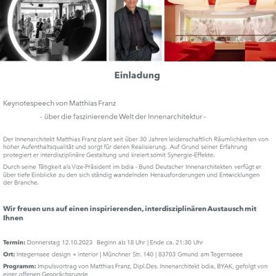 Keynotespeaker, Vortrag, Präsentation, Netzwerk, bdia